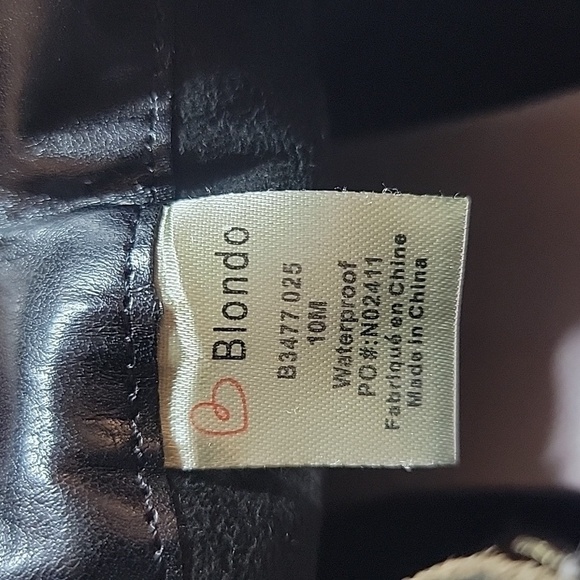 Blondo Women's waterproof Impermeable size 10m - Picture 4 of 8